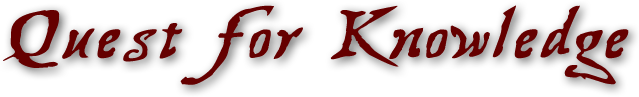 Quest for Knowledge